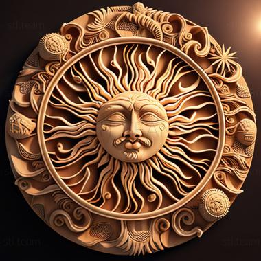 3D model st sun (STL)